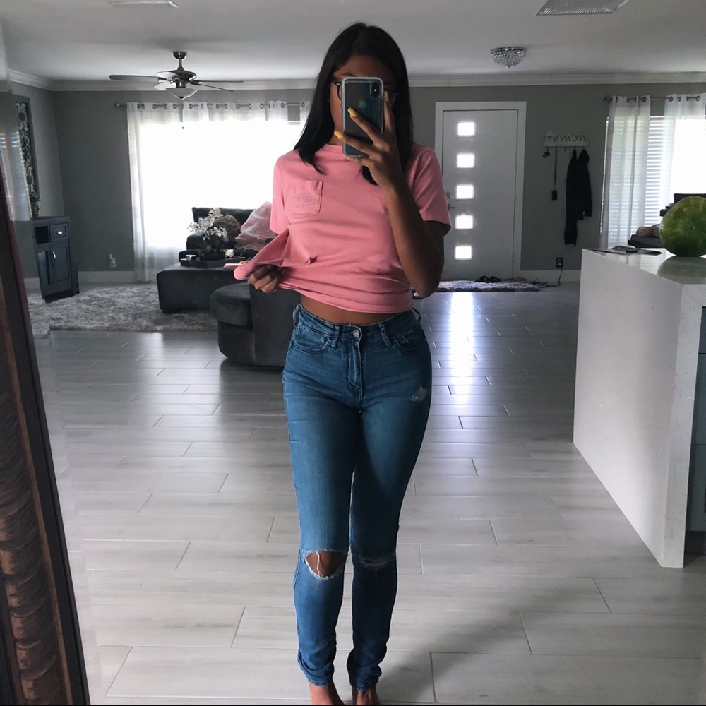 Dark blue hollister jeans